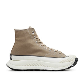 Klassische High-Top-Sneaker (Braun / Weiß)