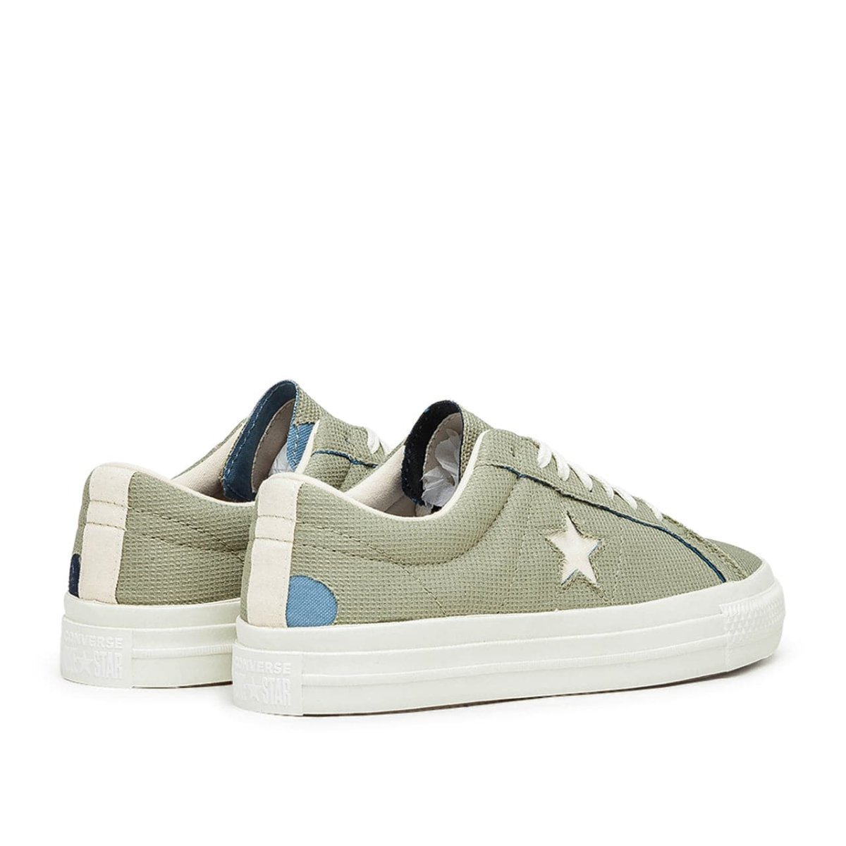 Sneaker mit dreiteiligem Design (Grün)