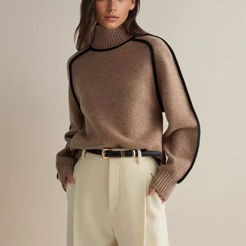 Eleganter Oversize-Pullover