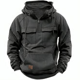 Winterpullover mit Kapuze