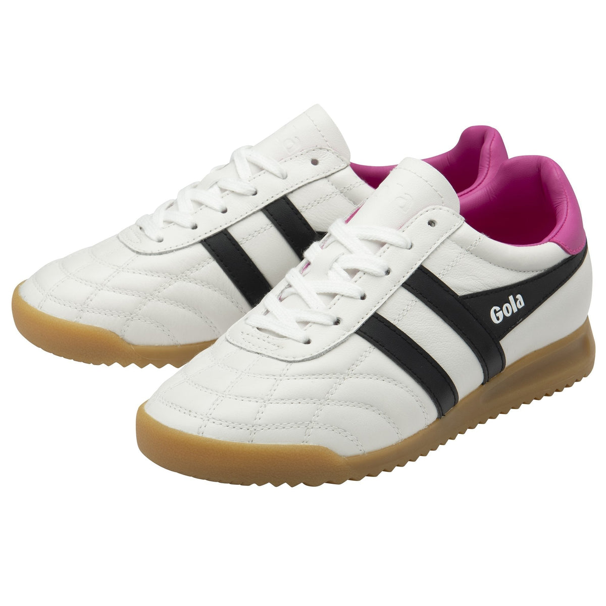 Damen-Stadion (Weiß/Schwarz/Shocking Pink)