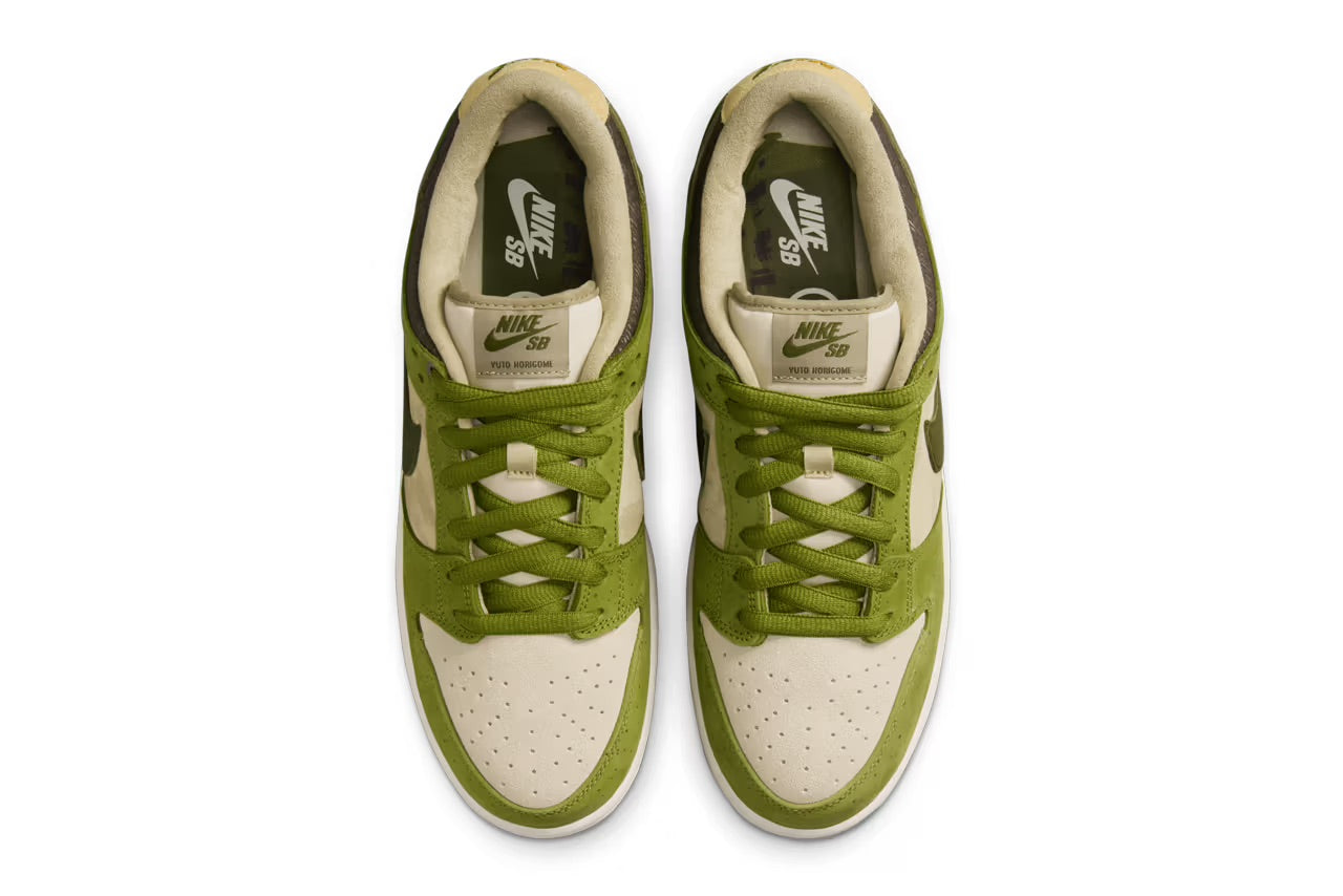 Yuto Horigome x SB Dunk Low Asparagus