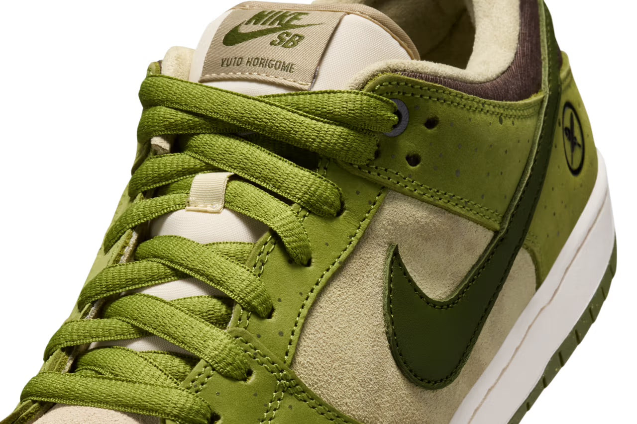 Yuto Horigome x SB Dunk Low Asparagus