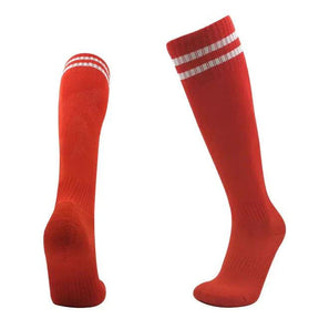 Professionelle kniehohe Fußballsocken
