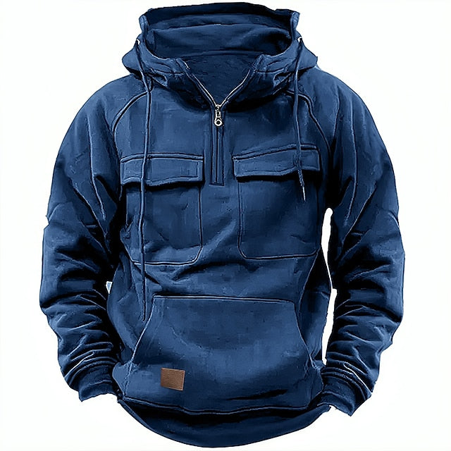 Winterpullover mit Kapuze