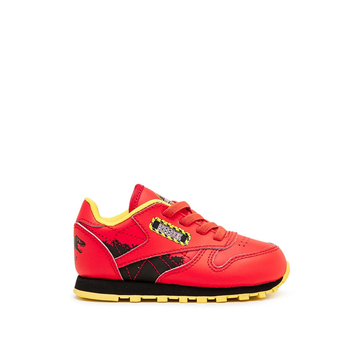 Infants x Jurassic Park CL Leather Sneakers (Rot / Gelb)