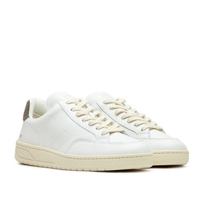 V-12 Stitch O.T. Leder-Sneakers (Weiß / Oliv)
