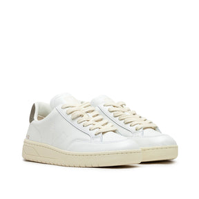 V-12 Stitch O.T. Ledersneaker für Damen (Weiß / Oliv)