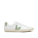 Damen Esplar Ledersneaker (Weiß / Oliv)