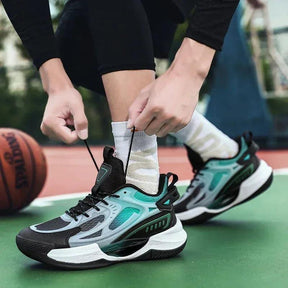 Schwarze Basketballschuhe – rutschfest mit verbesserter Dämpfung