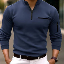 Langarm-Poloshirt